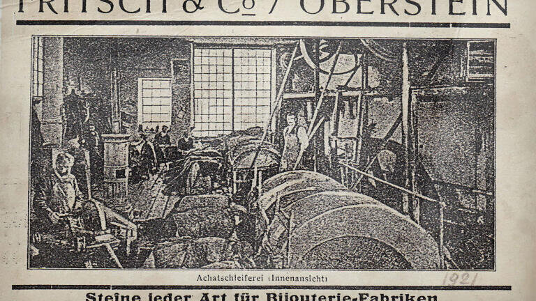 Fritsch & Co started out as technical precious stones dealers.